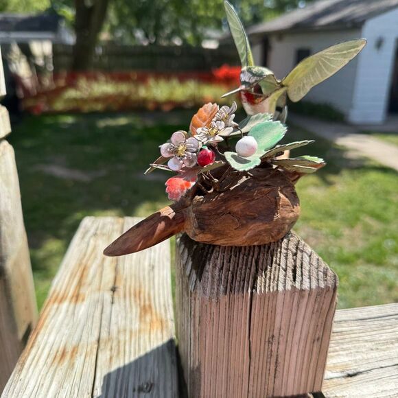 Norman Brumm Metal Art Sculpture Figurine Hummingbird Wild - Picture 4 of 6